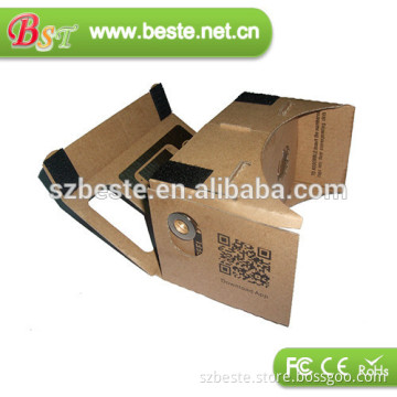 2015 Hottest selling paper cardboard virtual reality glasses